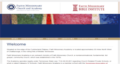 Desktop Screenshot of faithmissionaryacademy.com